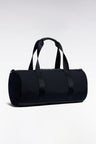 Duffel sports bag in rubber and navy nylon