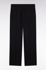 Loose fit black unisex jogging pants