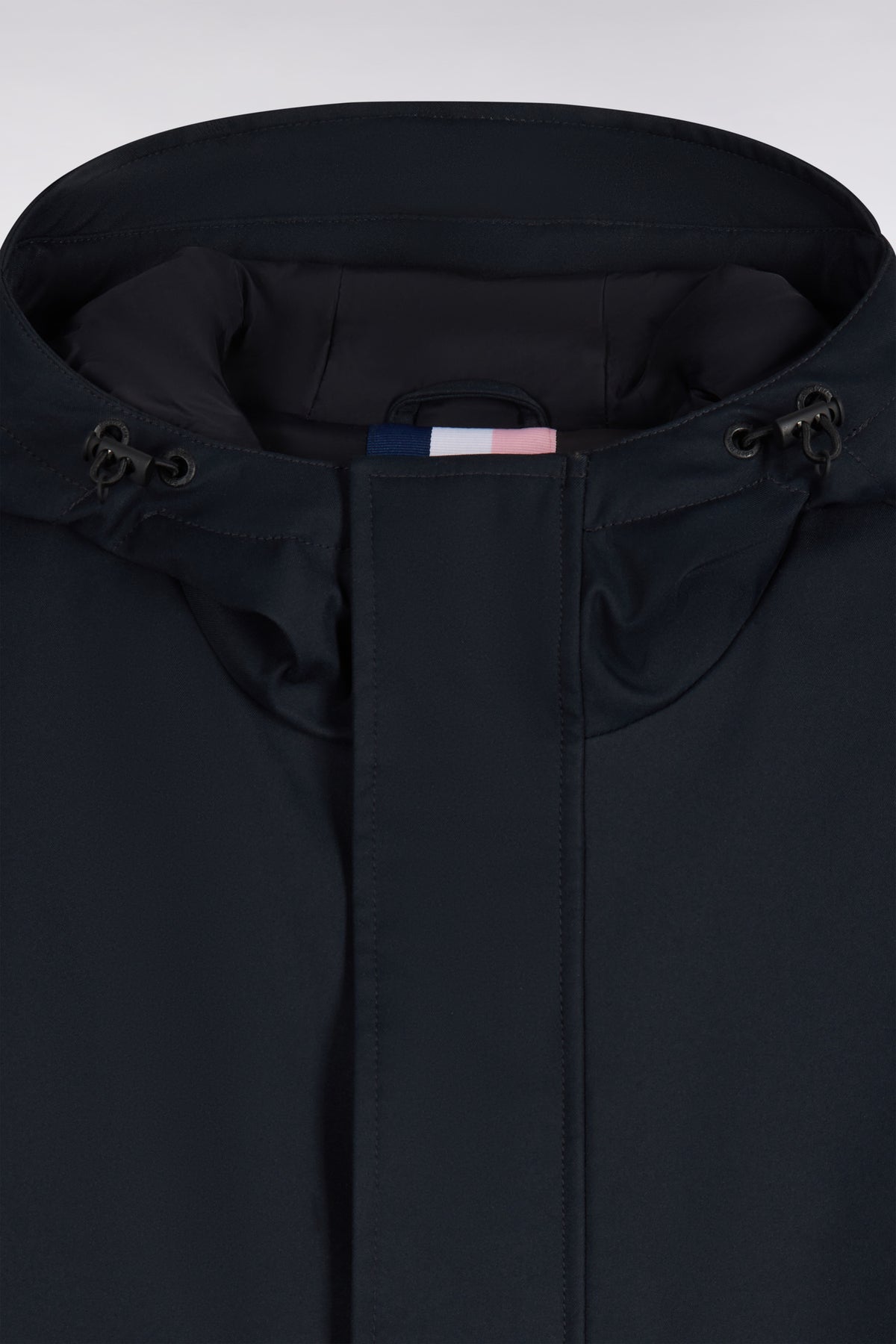 Long black parka