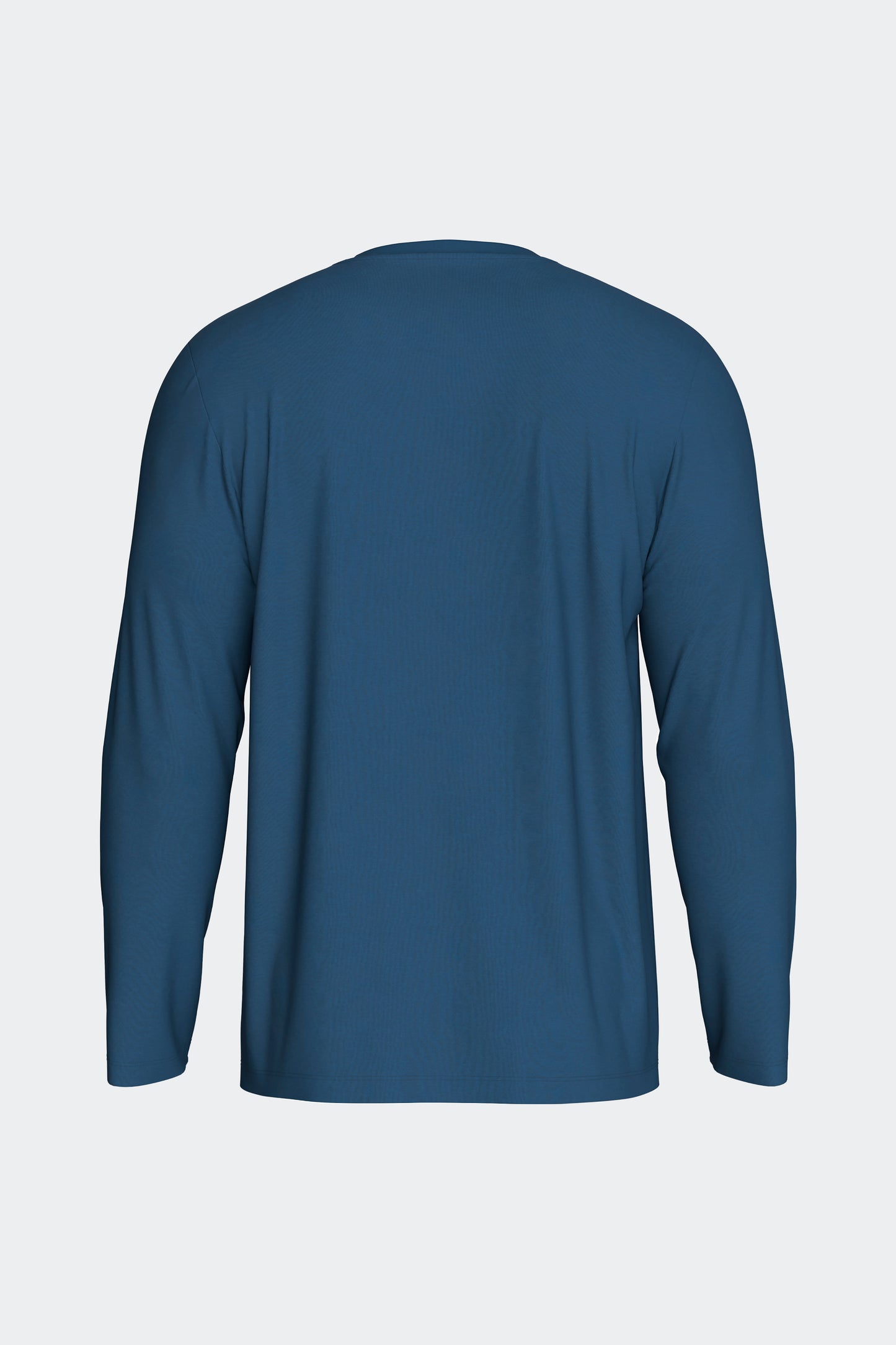 Ensemble pyjama long en coton T-shirt uni et pantalon marine