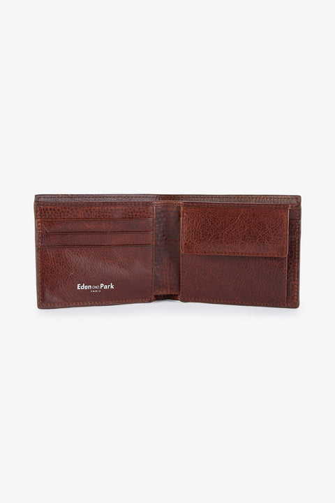 Dark brown leather wallet - Image 2