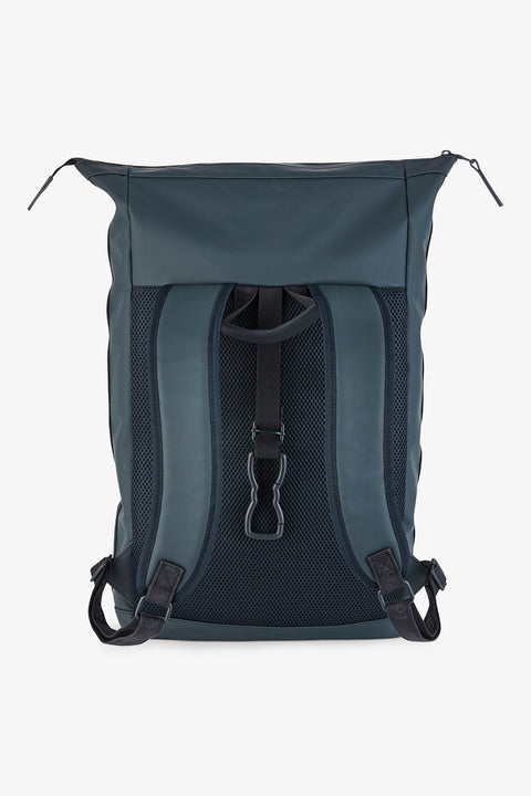 Dark blue rubber rucksack - Image 2