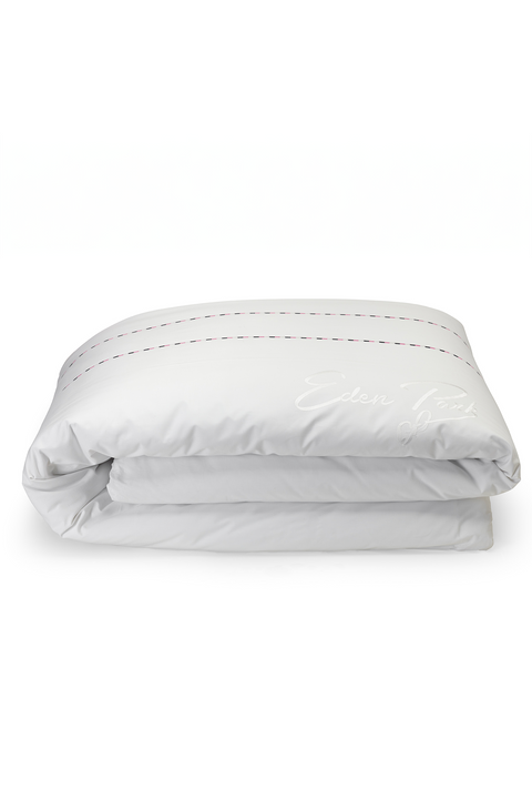 Comforter cover white, navy and pink - Décrochons la lune - Image 2