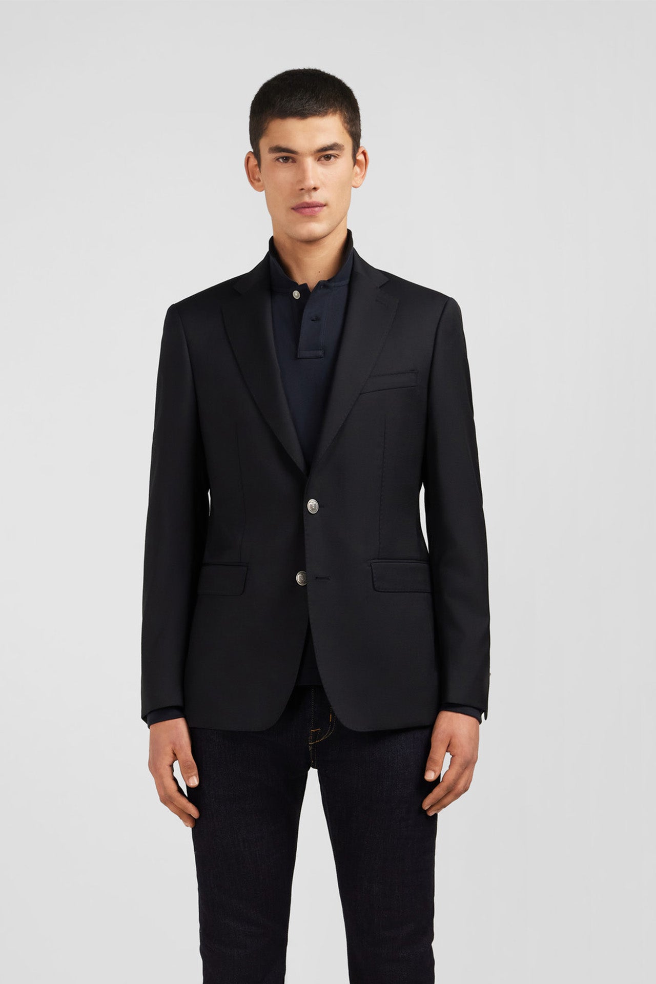 Regular black blazer