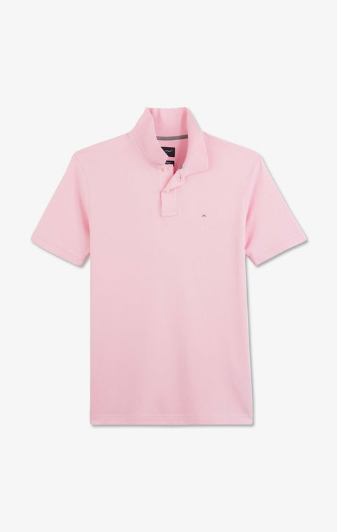 Pink stretch pima cotton polo - Image 2