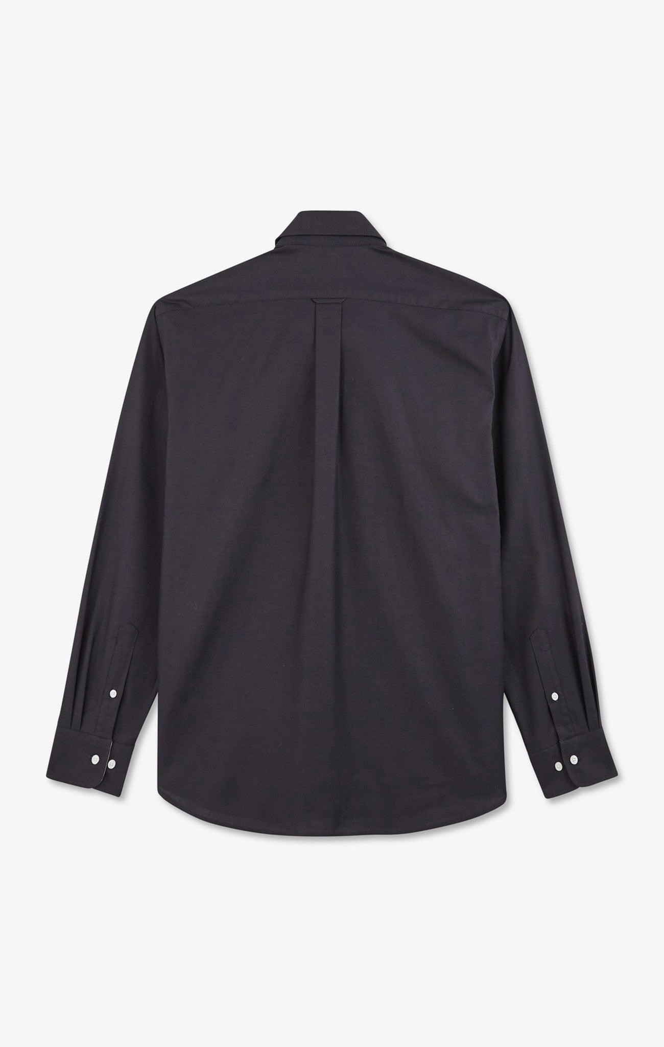 Dark grey plain cotton shirt