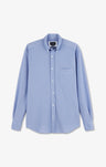 Blue cotton pinpoint shirt