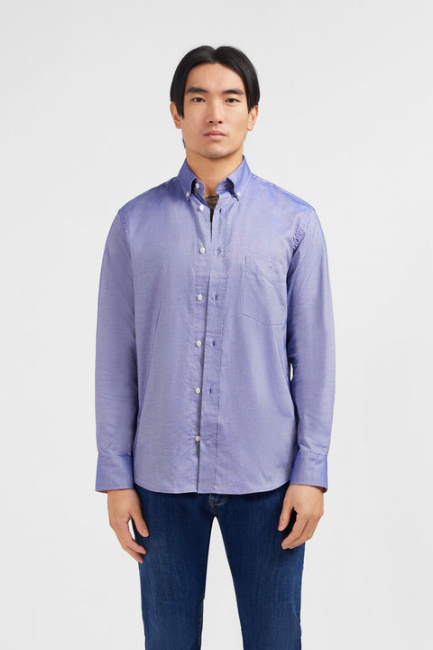 Navy blue cotton shirt - Image 3