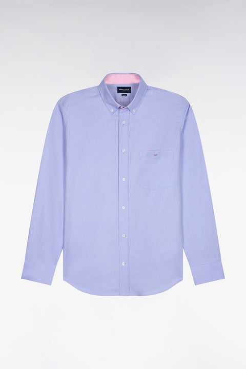 Blue cotton shirt - Image 2