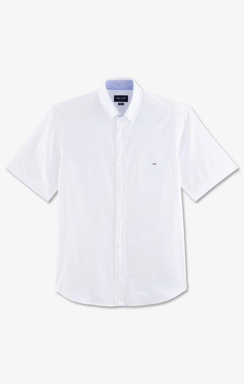Short sleeved white cotton shirt - Image 2