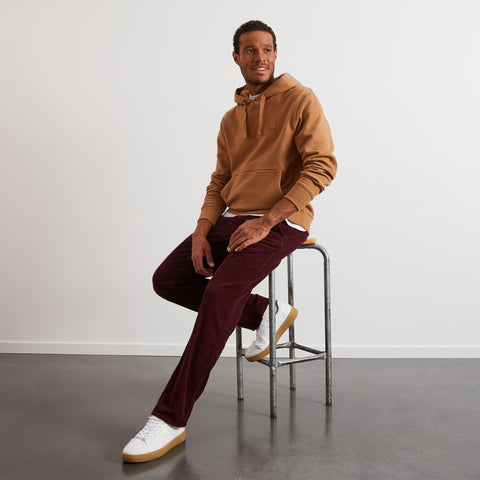 Hooded sweatshirt in brown fleece - Image 3