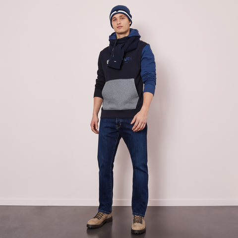 Colour-block hooded sweatshirt - Image 3