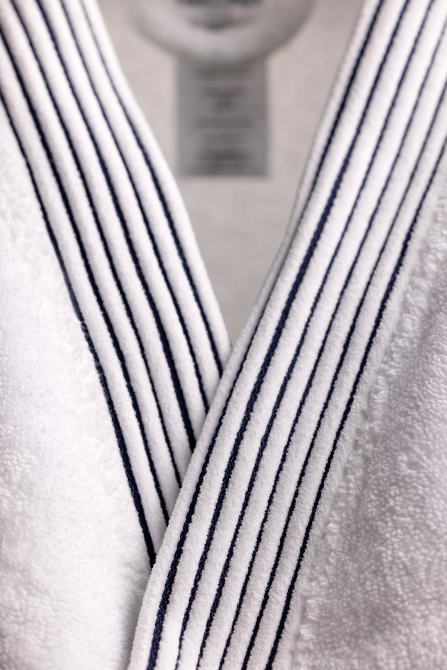 White cotton terry bathrobe - A SHOOTER