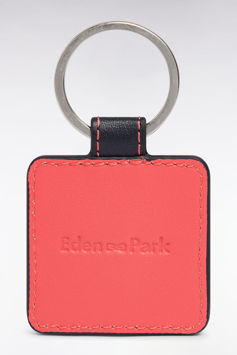 Coral leather keychain - Image 2