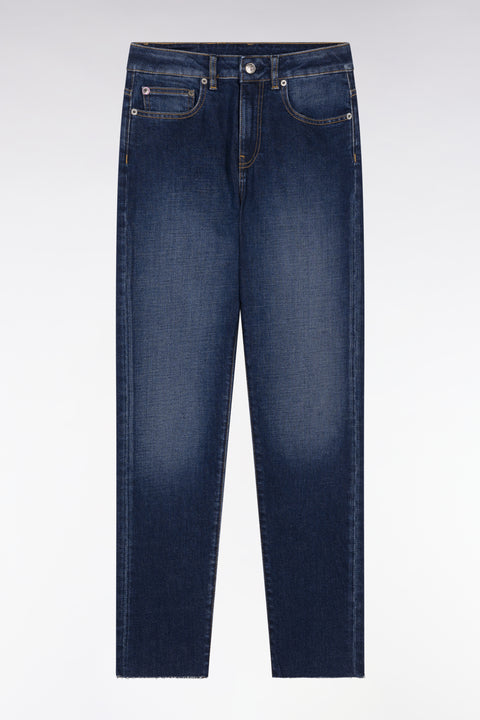 Slim-fit blue stretch denim 5-pocket jeans - Image 2