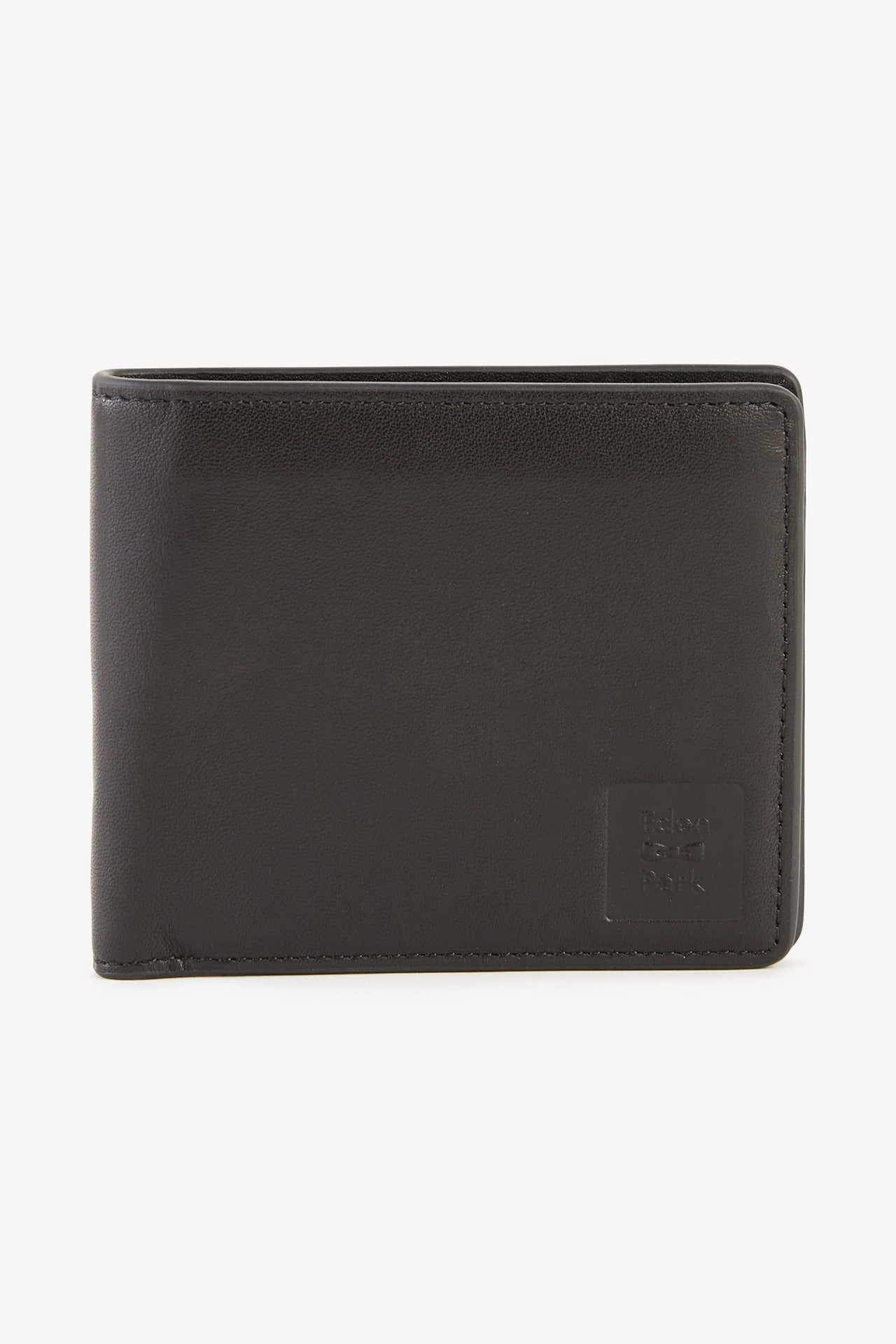 Black leather Italian-style wallet