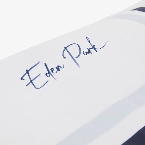 White tablecloth with tricolour stripes - Image 2