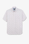 White blouse with exclusive floral print