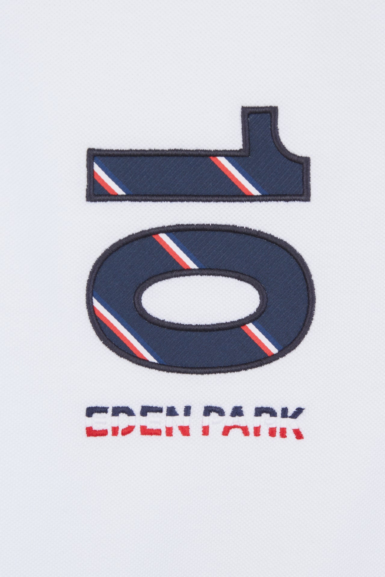 White short-sleeved XV de France polo shirt