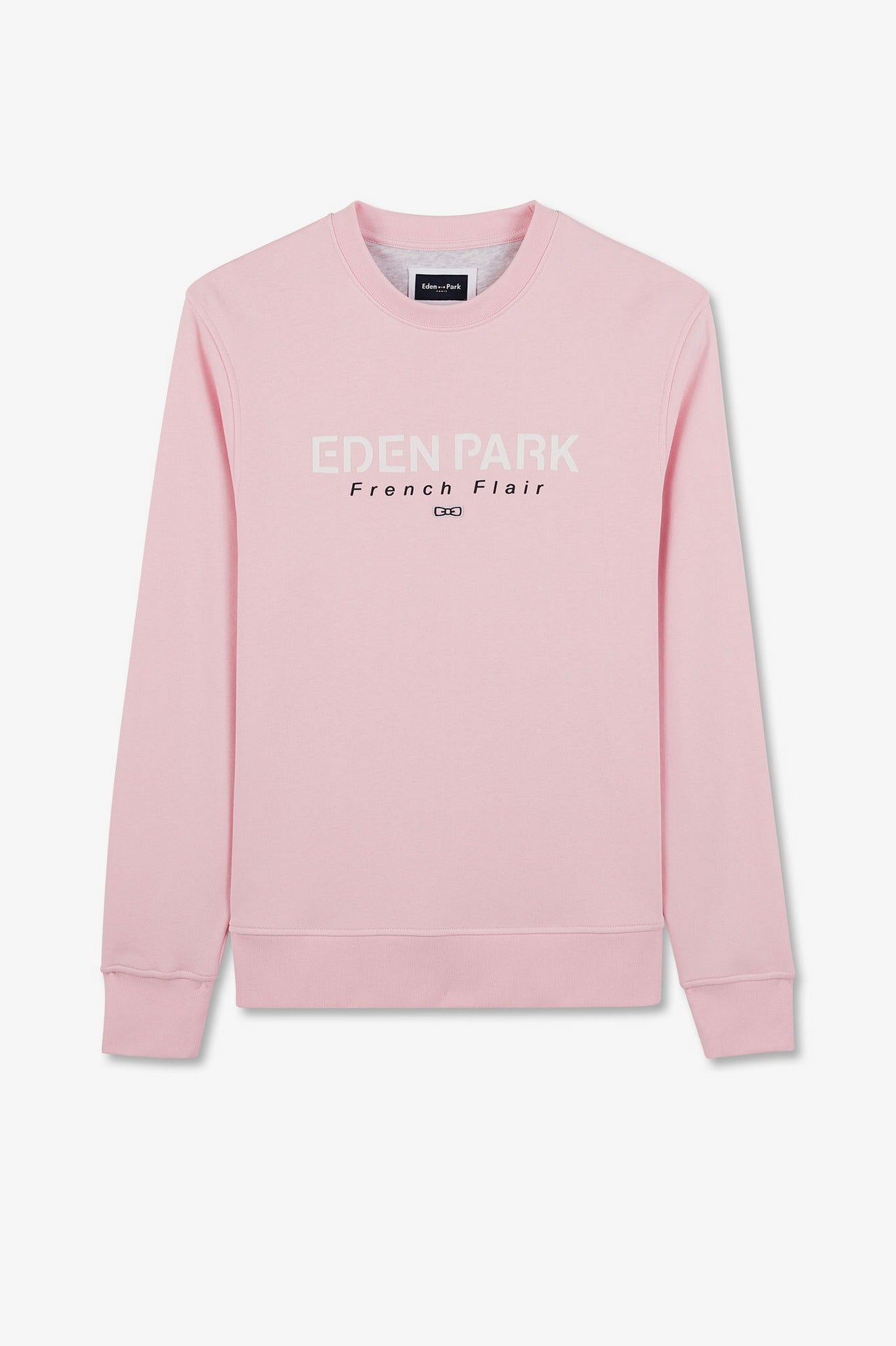 Pink round-neck sweatshirt