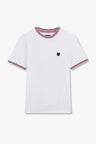 White short-sleeved T-shirt