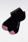 Low-cut socks in navy stretch cotton blend