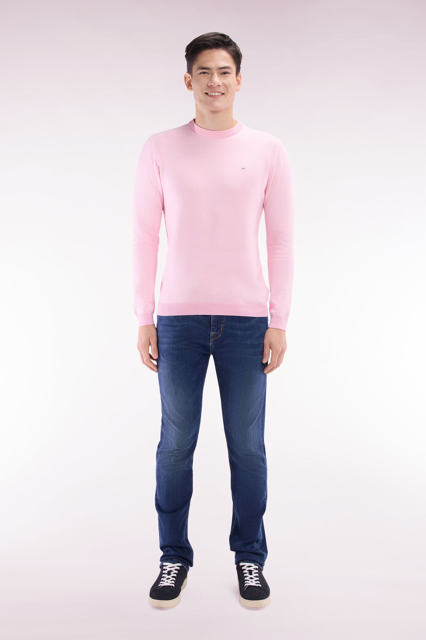 Slim-fit raw stretch denim 5-pocket jeans