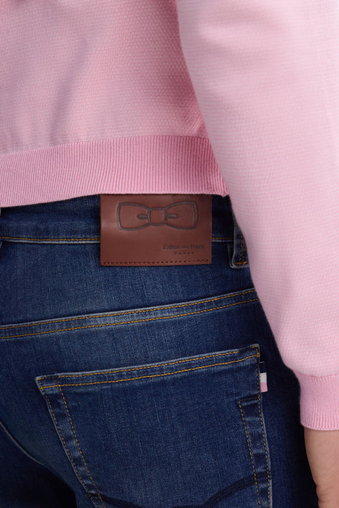 Slim-fit raw stretch denim 5-pocket jeans - Image 3