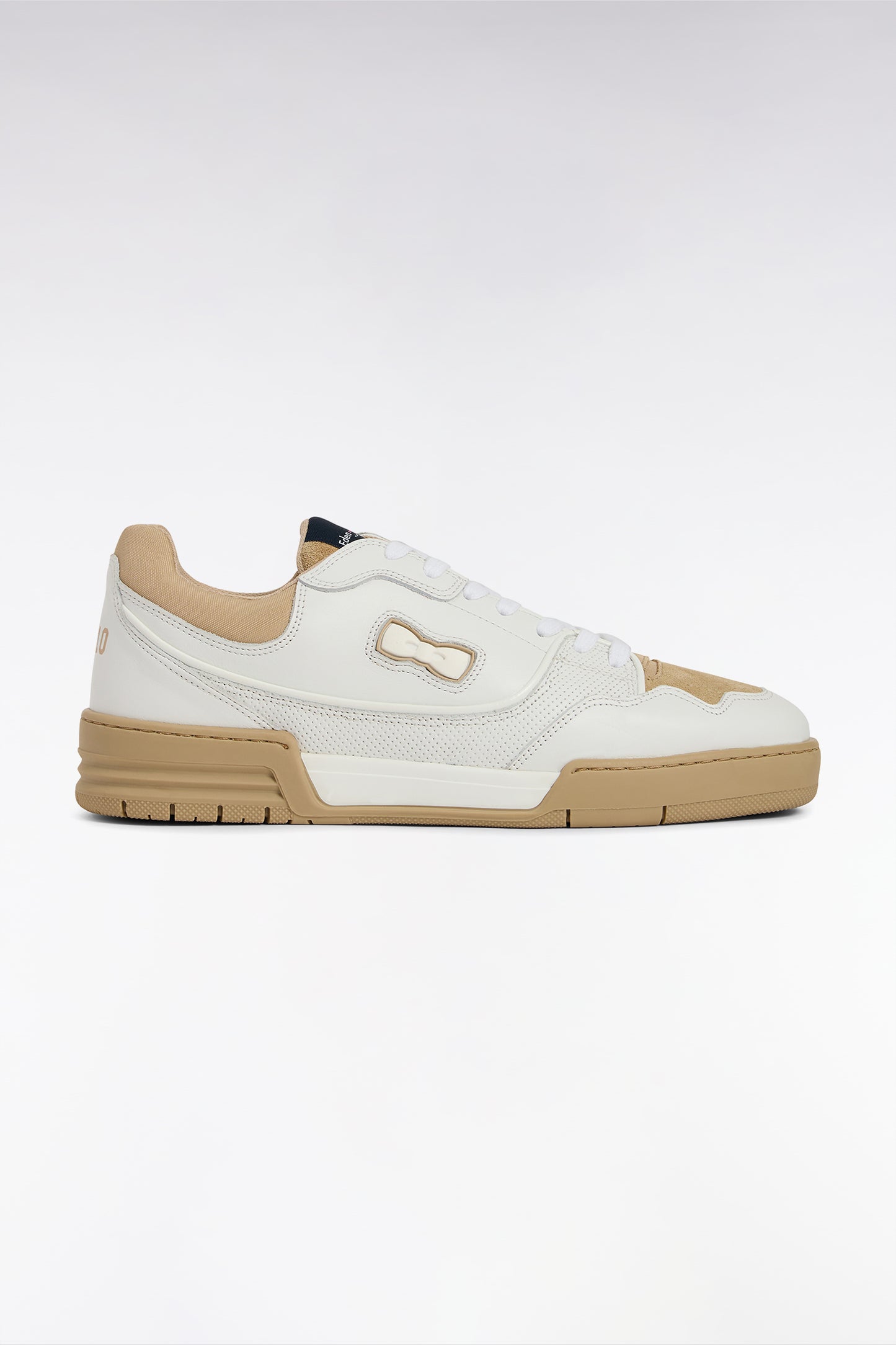 Sneakers EP10 en cuir blanches et beiges