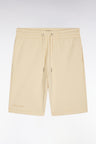Relaxed-fit ochre cotton fleece shorts