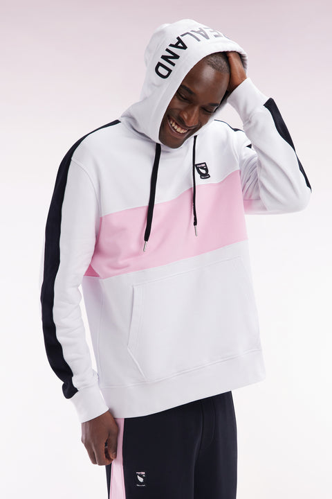 Relaxed-fit New Zealand white cotton hoodie - Image 3