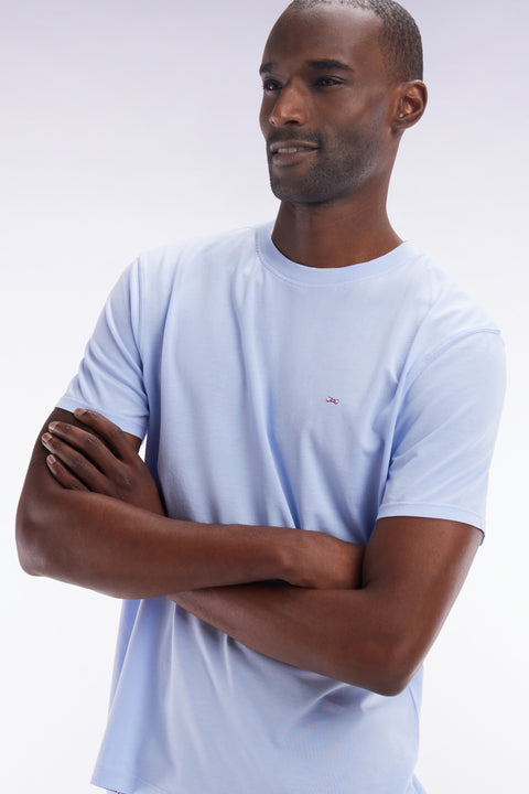 Straight-fit light grey short-sleeved T-shirt - Image 3