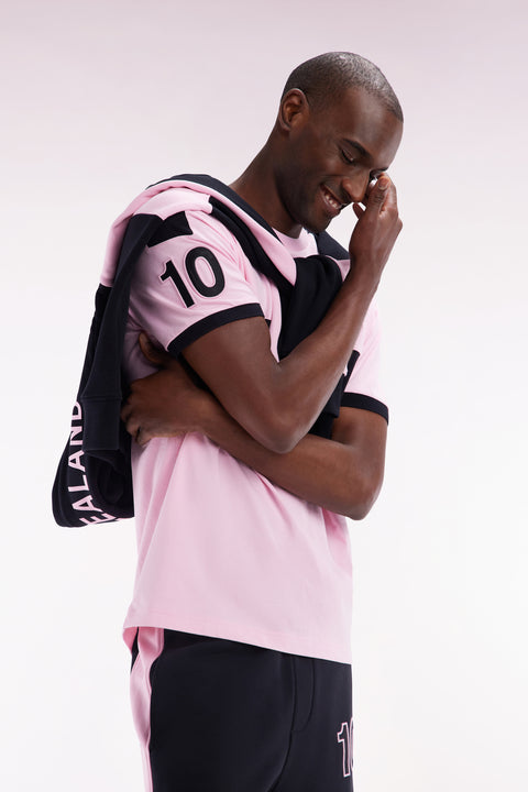 Relaxed-fit New Zealand pink cotton T-shirt - Image 3