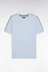 T-shirt en coton ciel coupe décontractée