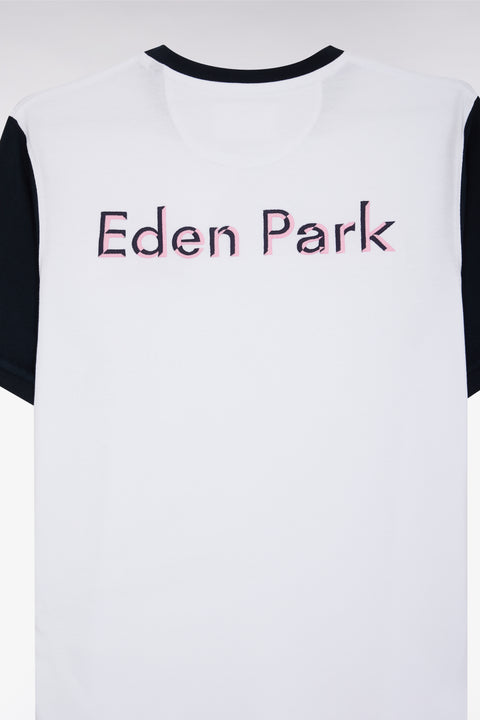 Relaxed fit white cotton short-sleeved T-shirt - Image 2