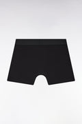 Boxer Barbarian en jersey de coton stretch noir et gris