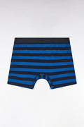 Lot de deux boxers unis et cerclés en jersey de coton stretch marine