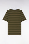Short pyjamas in cotton jersey T-shirt khaki navy shorts