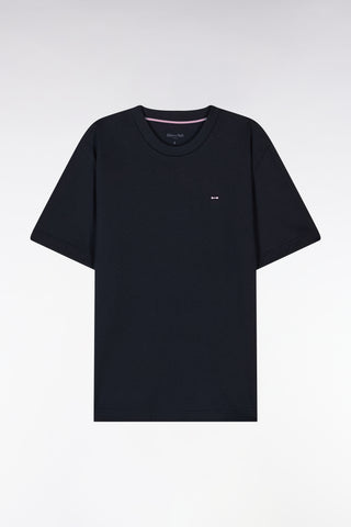 Short navy pyjama shorts with micropatternS LACKING BOTTOMS