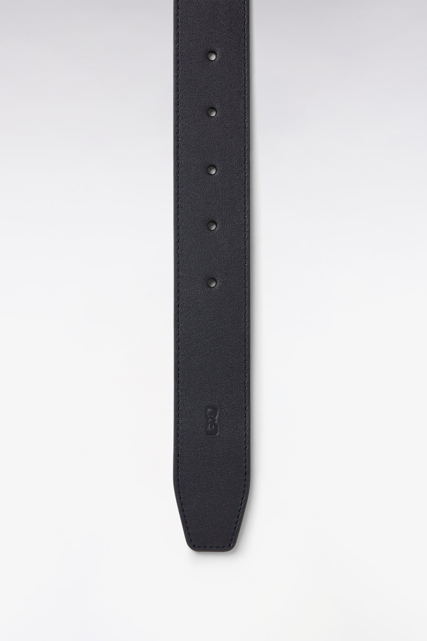 Black cowhide belt box