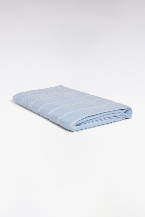 Sky blue cotton beach towel - Image 2