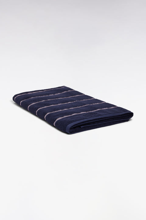 Navy cotton beach towel - Image 2