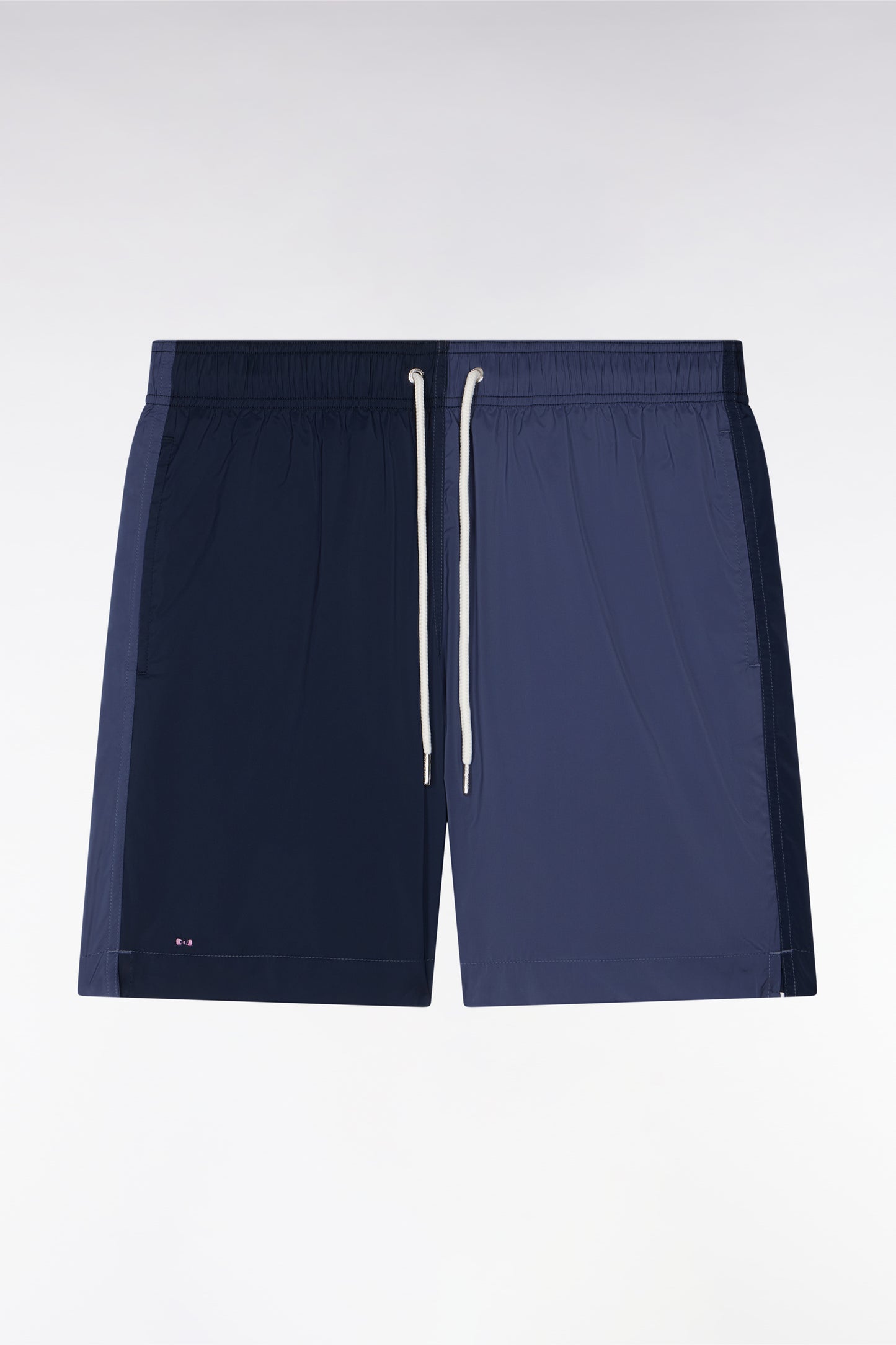 Maillot de bain bicolore marine