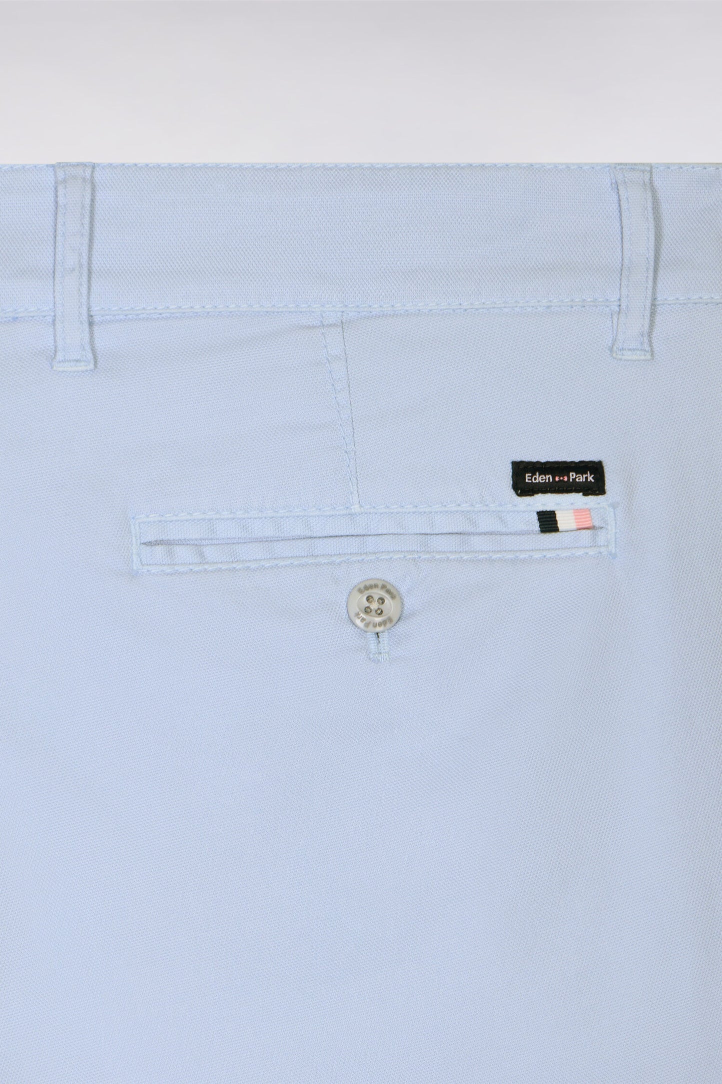 Pantalon chino en lyocell et coton stretch gris clair