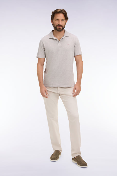 Jean en denim stretch écru coupe regular - Image 3