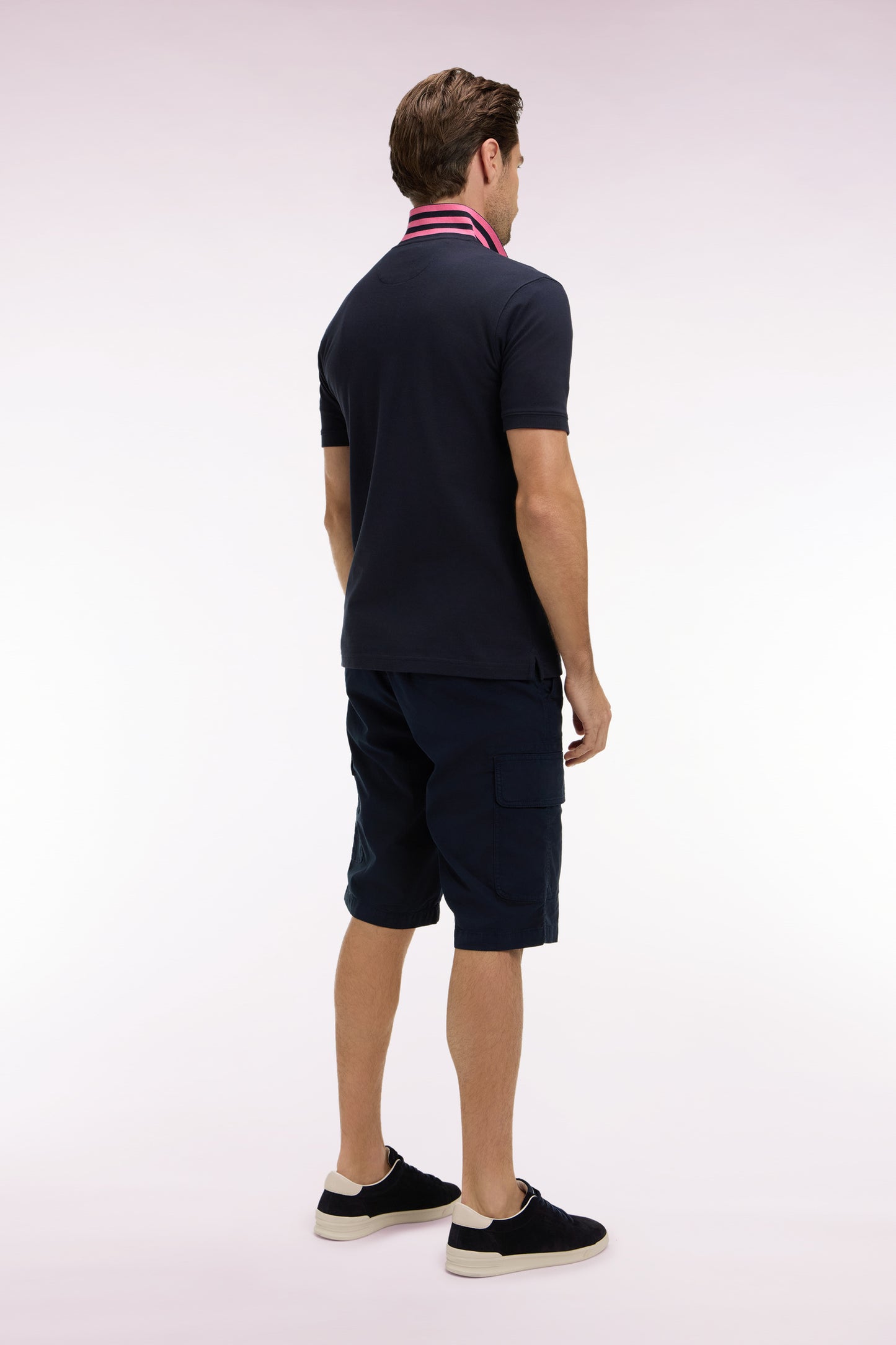 Bermuda cargo en coton marine