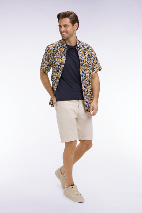 Bermuda en denim stretch écru - Image 1