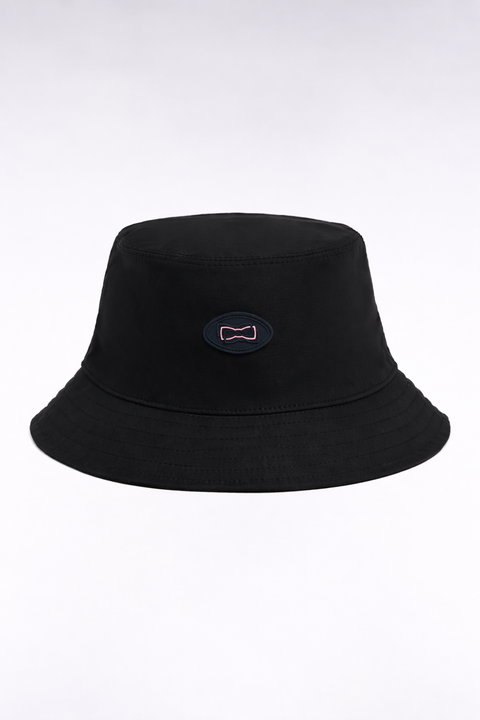 Bob en nylon noir à impressions 3D - Image 1