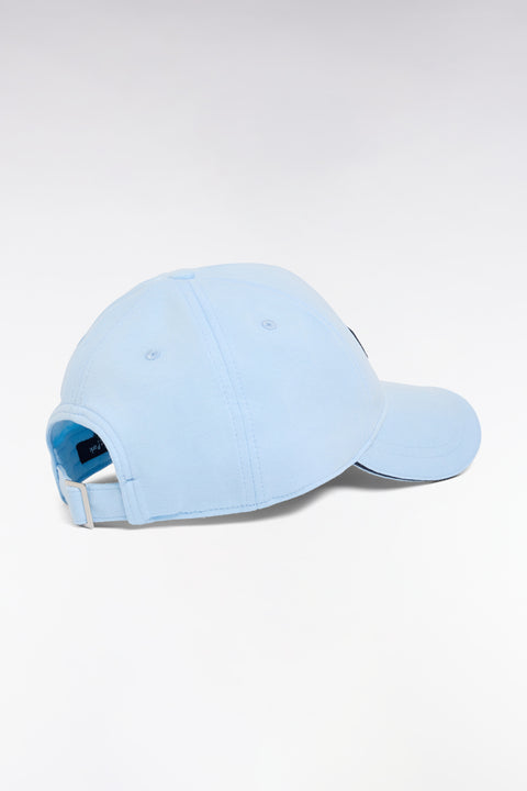 Casquette en coton ciel broderie nœud papillon rose - Image 2