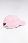 Casquette unie en coton rose